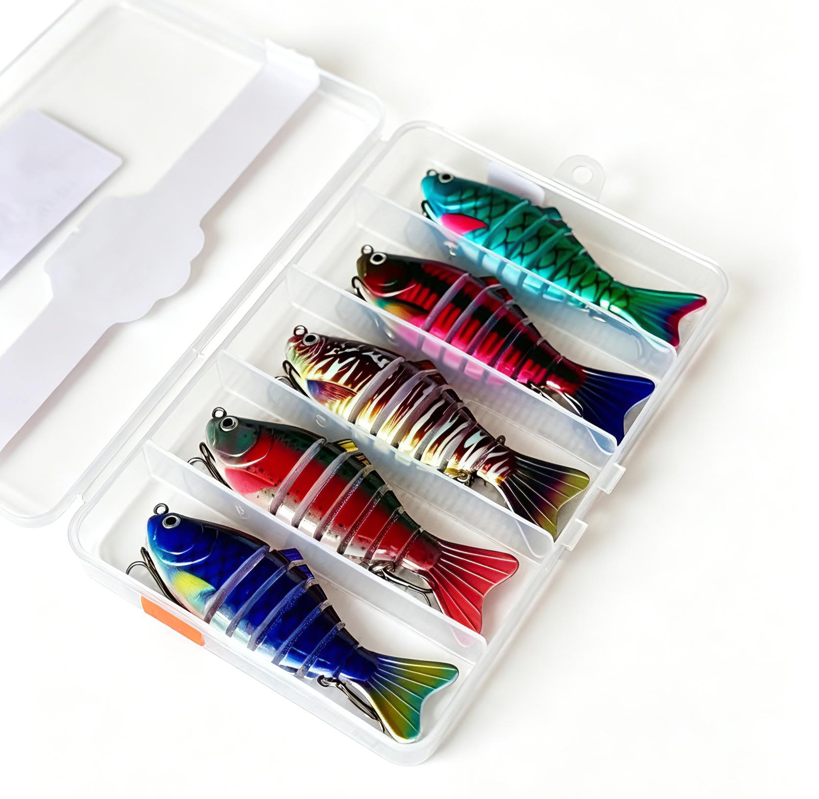• Multi-jointed swimbait  • Segmented fishing lure  • Lifelike fishing lures  • Bass fishing swimbait