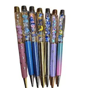 Zodiac Sky Stars Moon Snow Globe Pens - Assorted Colors with Unique Designs and Decorative Elements