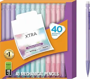 40 Pack Mechanical Pencils 0.7mm | Smooth Writing Refillable Pencils with Erasers | School & Office Supplies