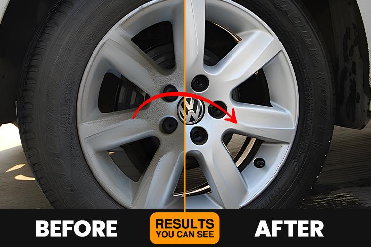 Ultra Acid Wheel Cleaner - Heavy Duty Hub Cleaning Agent for Car Wheels & Tires