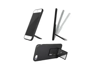 Flip Stand (aka Piggy Pro) Adjustable Phone Stand & Grip with Compact Mirror, Compatible with Magnet Car Mount