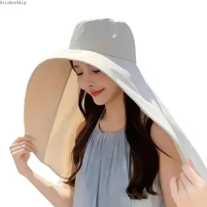 2026 UPF50+ Wide Brim Sun Hat for Women – Foldable Packable Beach Hat, Lightweight Breathable Summer Hat for Travel, Gardening, Pool & Everyday Outdoor Wear