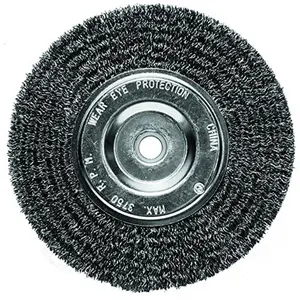 Century Drill & Tool  6 x 0.5 x 0.63 in. Fine Bench Grinder Wire Wheel Pack of 2