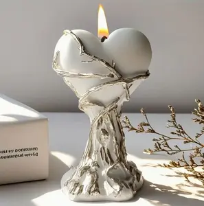 Your Heart is Mine Manifestation Candle 1pc for Long Lasting Commitment Love Adoration Only Eyes for Me Marriage Commitment Single Piece Candle for Meditation and Manifestation Practices