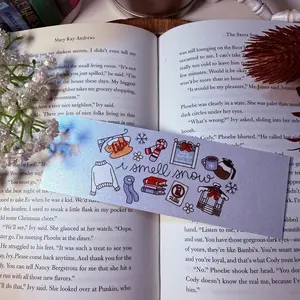 I Smell Snow Bookmark - Pearl Matte Finish - Dual Sided