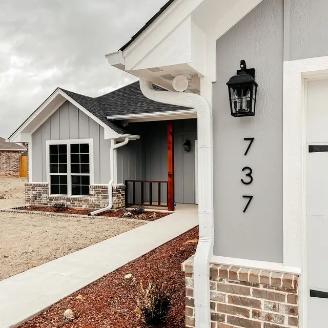 5 Inch Modern House Numbers and Letters - Durable and Lightweight Design for Easy Installation and Readability