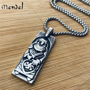 Stainless Steel Nordic Viking Odin Rune Pendant Necklace Chain boyfriend gifts