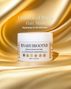 Nahuiroots Hair Mask 8 fl oz Deeply Nourishing Hair Mask for Colored, Dry & Damaged Hair - Strengthens, Hydrates, and Promotes Growth - Conditioner Haircare