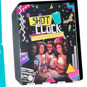 Shot O'Clock The Game Throwback Edition - Fun Trivia Cards with Questions & Answers for Entertainment
