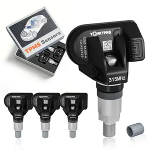 TPMS Ford 315MHz Pre-Programmed Tire Pressure Sensor Compatible with F150 2015-2024 | F250 2015-2023 | Maverick 2021-2024 | Explorer 2015-2024 | Edge 2015-2023/OE#F2GZ1A189A/(Set of 4)