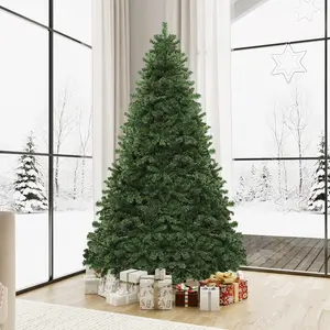 YITAHOME 6/7.5/9 FT Artificial Christmas Tree(without Light), with PVC Tips, Ideal for Home, Office Decoration, Party