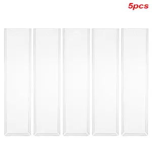 5Pcs Clear Plastic Diecast Car Display Case for Packaged Display Box, Wall Mountable Toy Car Storage Sleeve 42.5x11.2cm