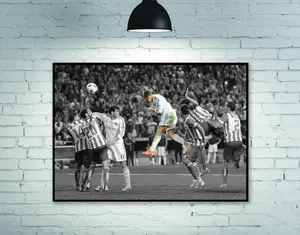 Sergio Ramos Poster, Real Madrid Poster, 2014 Champions League Poster, Football Poster, room decoration Home Decoration Poster Print No Frameless