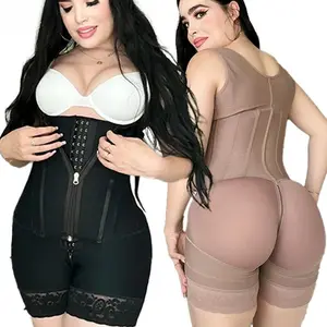 Women High Compression Belt Shaper Tummy Contol Girdle Faja Waist Trainer Full Body Shapewear Colombia Abdomen Control Bodysuit Underbust Open Crotch comfortable butt lifting
