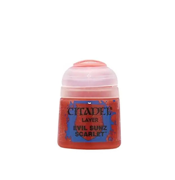 Games Best Warhammer Essential Layer Paint Evil Sunz Scarlet 12ml