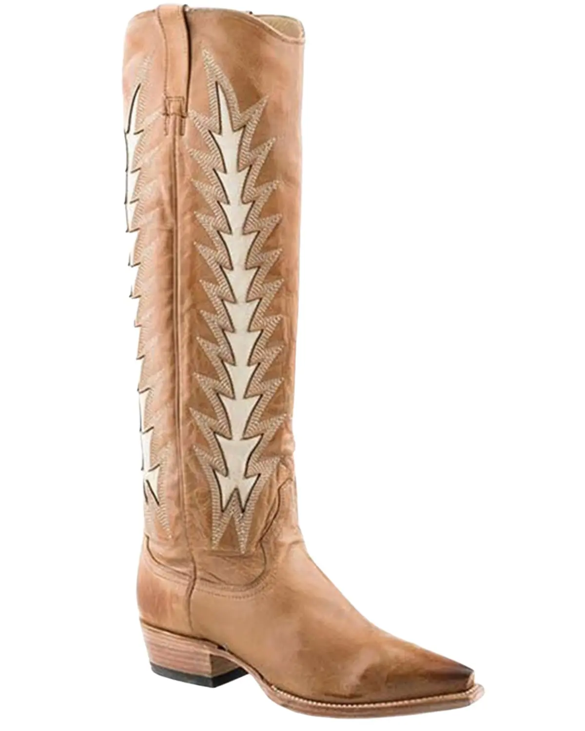 Stetson Women's Women'S Johnnie Tall Western Boot Snip Toe - 12-021-9105-1338 Br