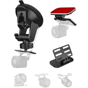 Rear Camera Mount (2 Pcs), Universal Windshield Backup Camera Mount, Adjustable Dash Cam Bracket