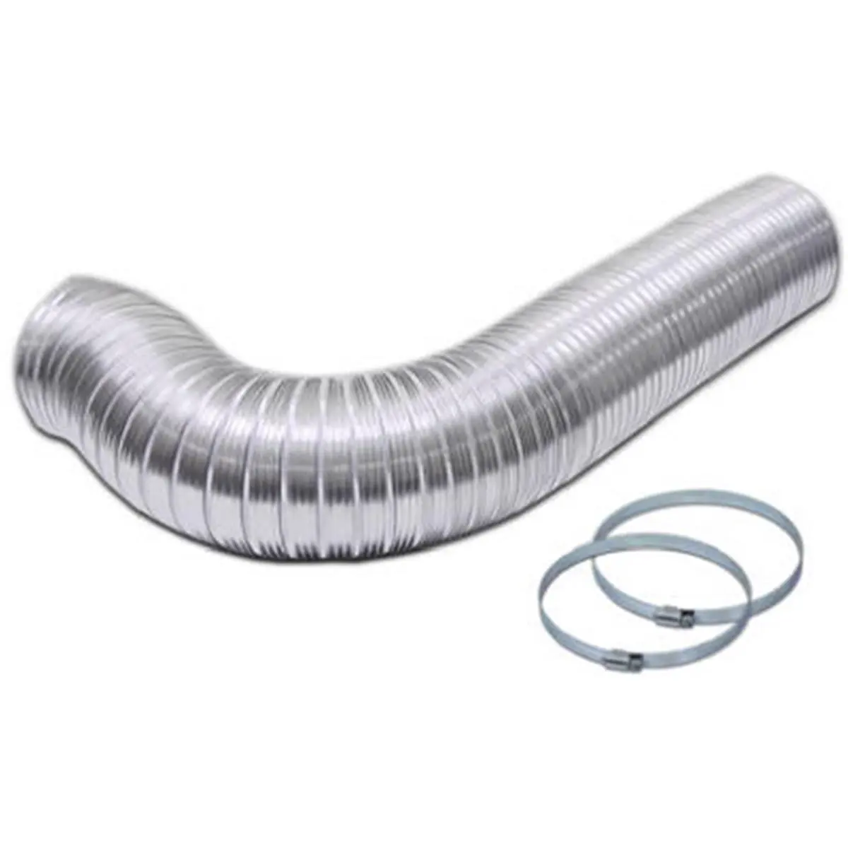 212 MAIN Lambro 3121 4 in. x 8 ft. Aluminium Flexible Duct Pipe, Aluminum Flexible Pipe for Household Appliance Parts & Accessories, Aluminum Pipe