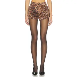 Bubish Penelope Bow Hot Short in Leopard