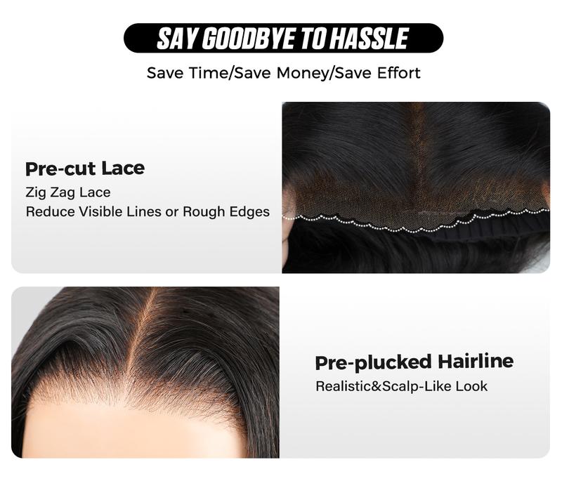 [Live Benefits] OQ HAIR Water Wave 99J Burgundy Color 7x5 Lace Glueless Wig 200% Density Pre Bleached Knots Wear Go Wigs Beginner Friendly