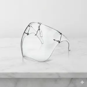 Clear Anti Fog Safety Goggles Over Glasses Dust Proof Protective Eyewear Lightweight Eye Shield for Cleaning Yard Work DIY Home Care