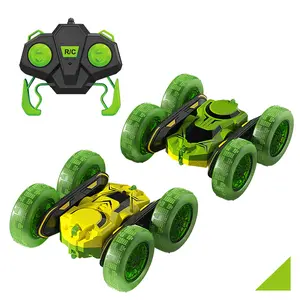 RC Stunt Cars Remote Control Car with lights, Double-Sided Driving 360-degree Flips Rotating Car Toy, 2.4 GHz Remote Control, Boys Girls Gifts