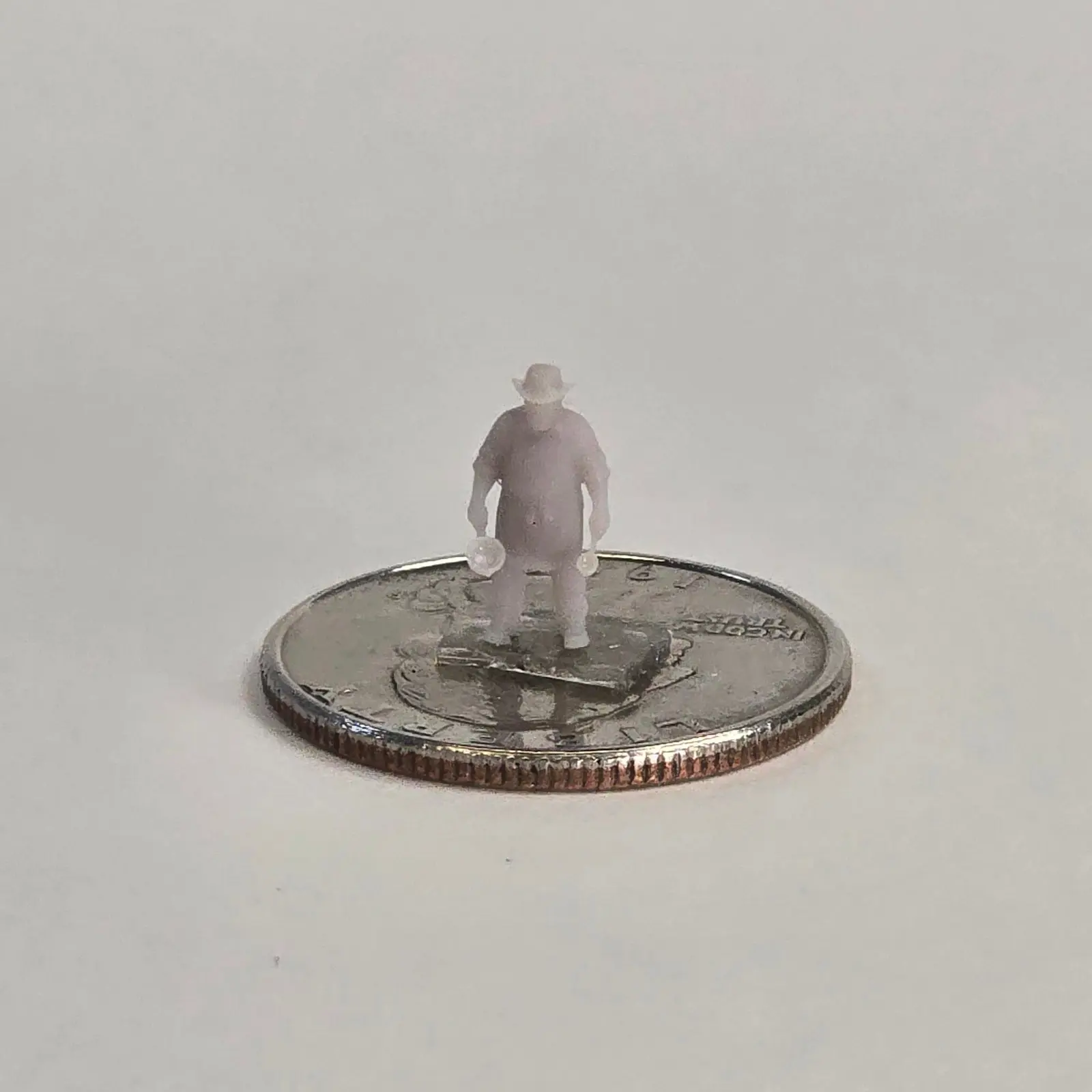 N Scale Cowboy Cook – “Cookie” | Unpainted Western Miniature for Dioramas & Train Layouts