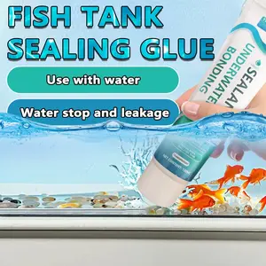Waterproof Sealing Tape for Aquariums & Pools, Leak Repair Adhesive Strip, Glass Glue for Fish Tanks, Durable Underwater Sealant