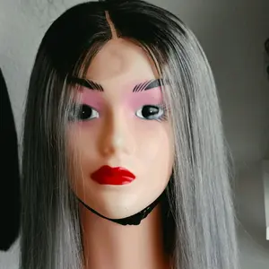 Gray Vietnamese Bone Straight SDD Hair, 200g with 2x6 Closure