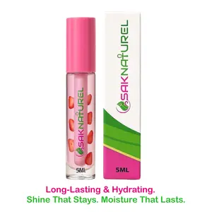 SakNaturel Hydrating Color Changing Lip Gloss,Makeup Vegan All Natural Lip gloss Clearly Lip Glitter Shine Lip Gloss Scented Flavor Lip Gloss lipstick lip oil