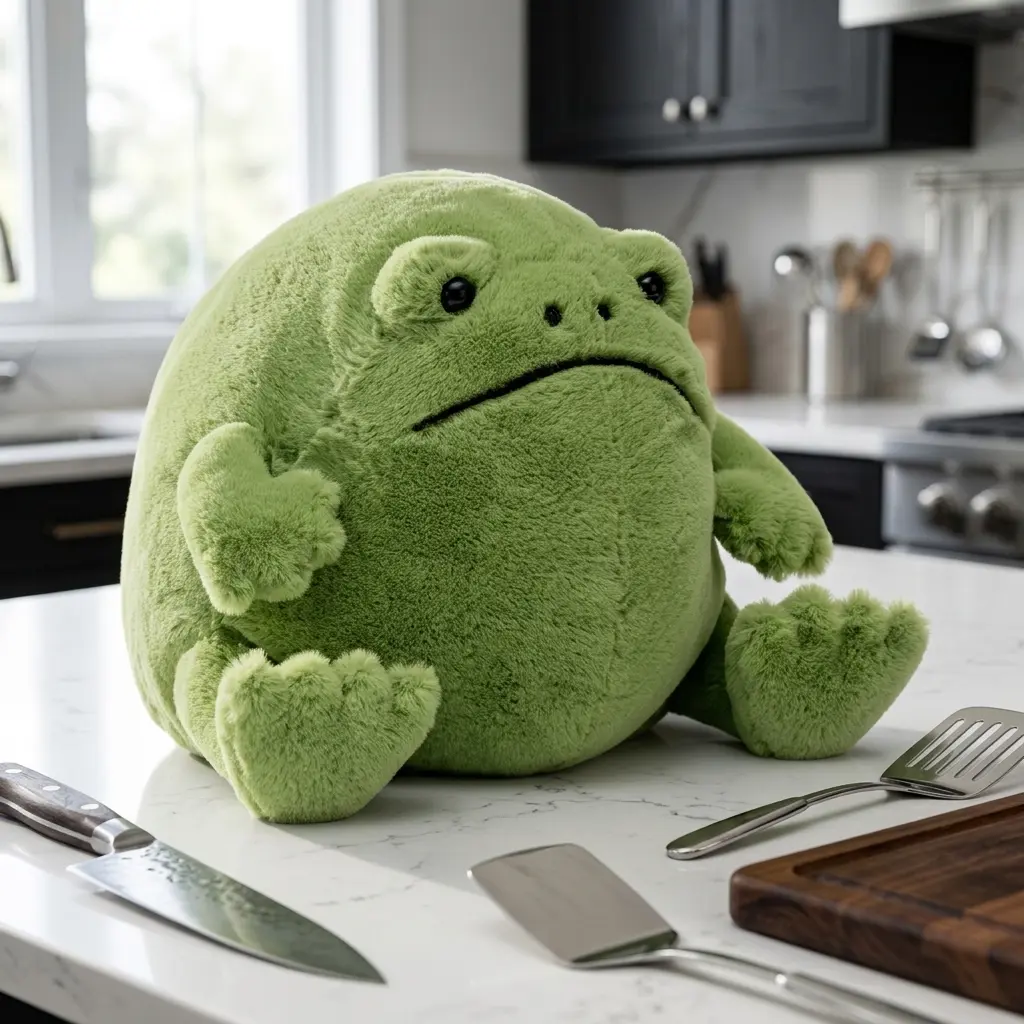 Jellycat Ricky Rain Frog Soft Plush – Charming Green Frog Companion for Play, Display & Everyday Comfort
