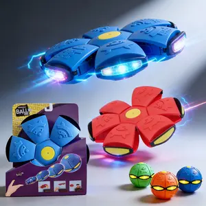 Upgraded Box Edition Magic Bouncing Ball, 2-In-1 Freely Switchable Ball with Lights, Novelty & Gag Gift for Outdoor Fun, Pets, and Teens