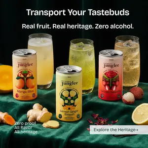 Junglee Starter Bundle | Sparkling Mocktail Drink Variety Pack | Hydration + Energy + Botanicals