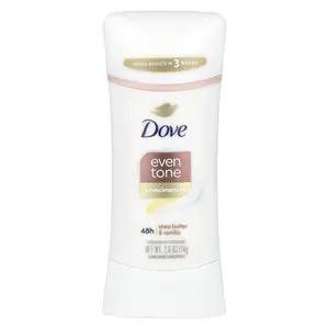 Dove Even Tone + Niacinamide, Antiperspirant Deodorant, Shea Butter & Vanilla, 2.6 oz (74 g)