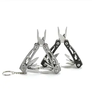 Multifunctional Folding Pliers for Outdoor Camping & Hiking, Portable Emergency Tool, Knife, Multi-Purpose Design, Ultimate Convenience