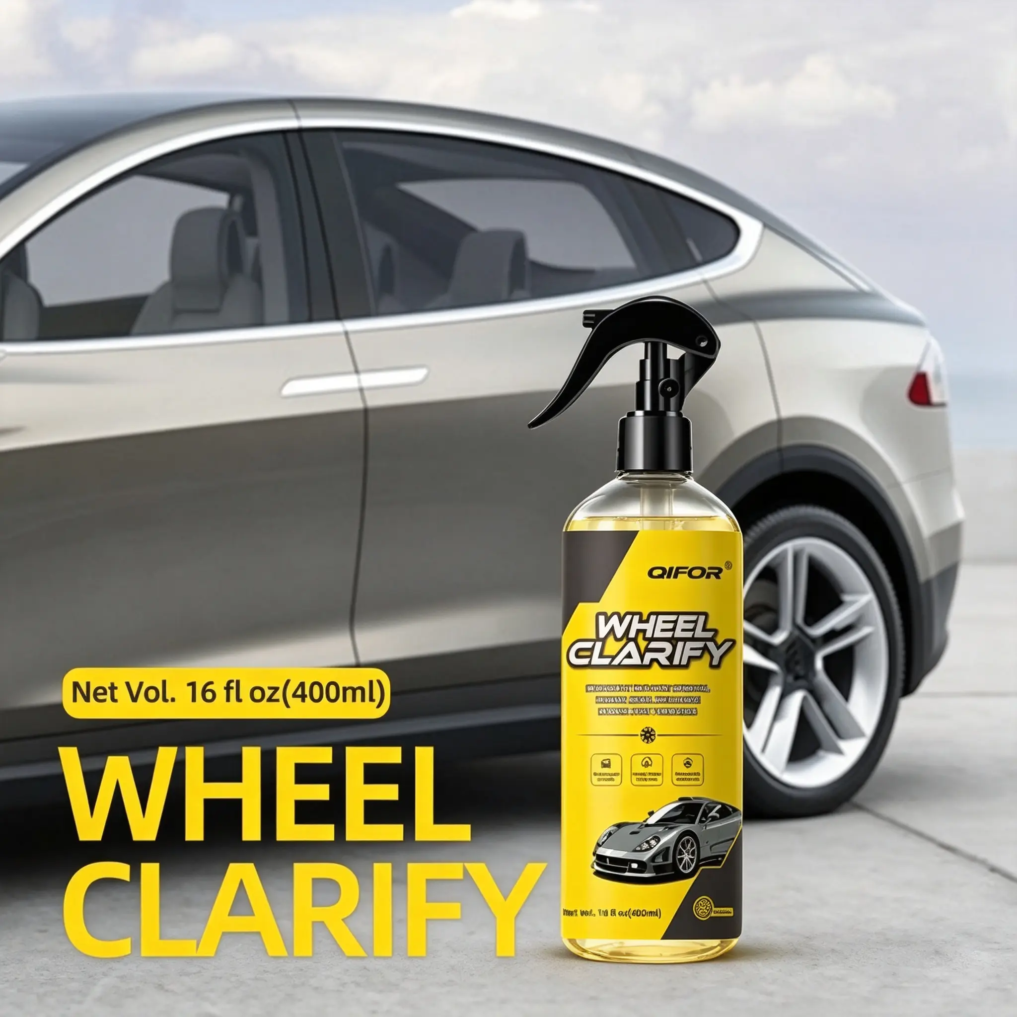 Automotive Rust Remover Spray-Duty Iron Remover Spray - Fast-Acting Rust & Iron Converter, Safe for All Automotive Paints, Wheel Rim, Motorcycles, RV, Boat, Restores Metal Surfaces