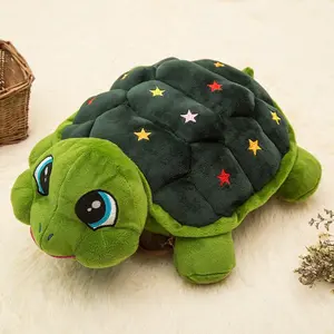 Plush turtle cartoon explosion-proof hot water bottle, detachable and washable, suitable for students, hand warmer, hand warmer, plush dog toy.