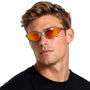 Men’s Polarized Lightweight Fashion Sports Sunglasses - Motorcycle Riding, Driving Shades, Father’s Day Gift for Men