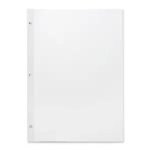 Sparco Products  Reinforced Filler Paper- Plain- 11in.x8-.50in.- White