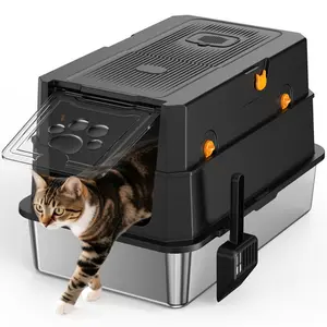 STAINLESS STEEL CAT LITTER BOX