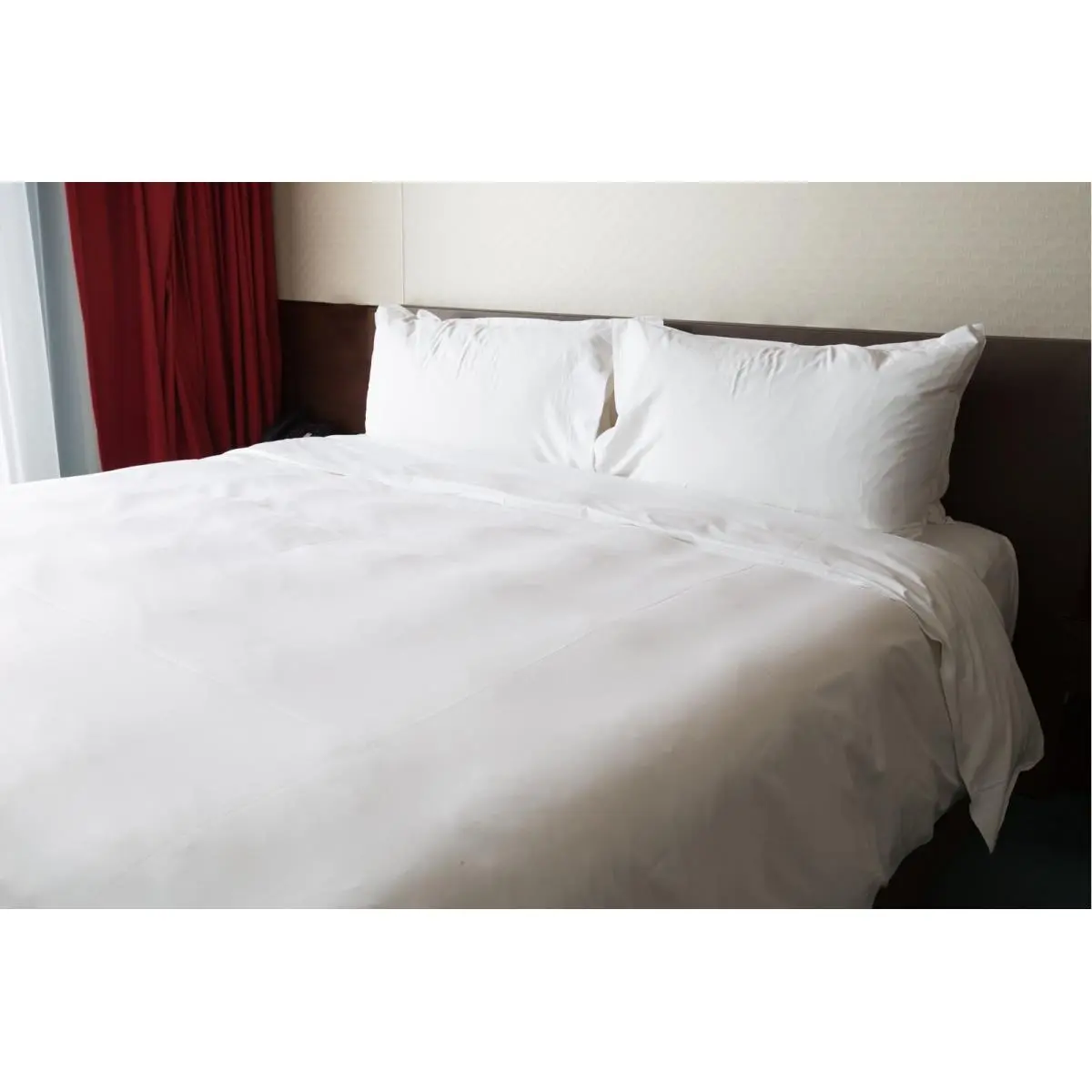 212 MAIN Plain Weave T-250 Cotton Blend Duvet Cover - White, for Twin Size Bed, Ideal for Minimalist Bedrooms