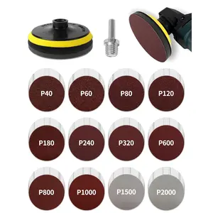 123PCS Angle Sanding Discs Attachments, 4 Inch Hook and Loop Backing Pad with 5/8-11, Sanding Attachement and Wet Dry Sanding Pad for Wood Polishing 40-2000 Grit