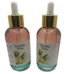 Vanilla Vibe Scented Body Oil - Lightweight Non-Greasy Formula Oil for Day & Night Moisturization - Effortless Skin Hydration.