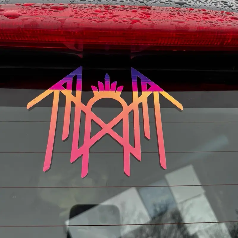 Sleep EXCLUSIVE holographic vinyl car decal