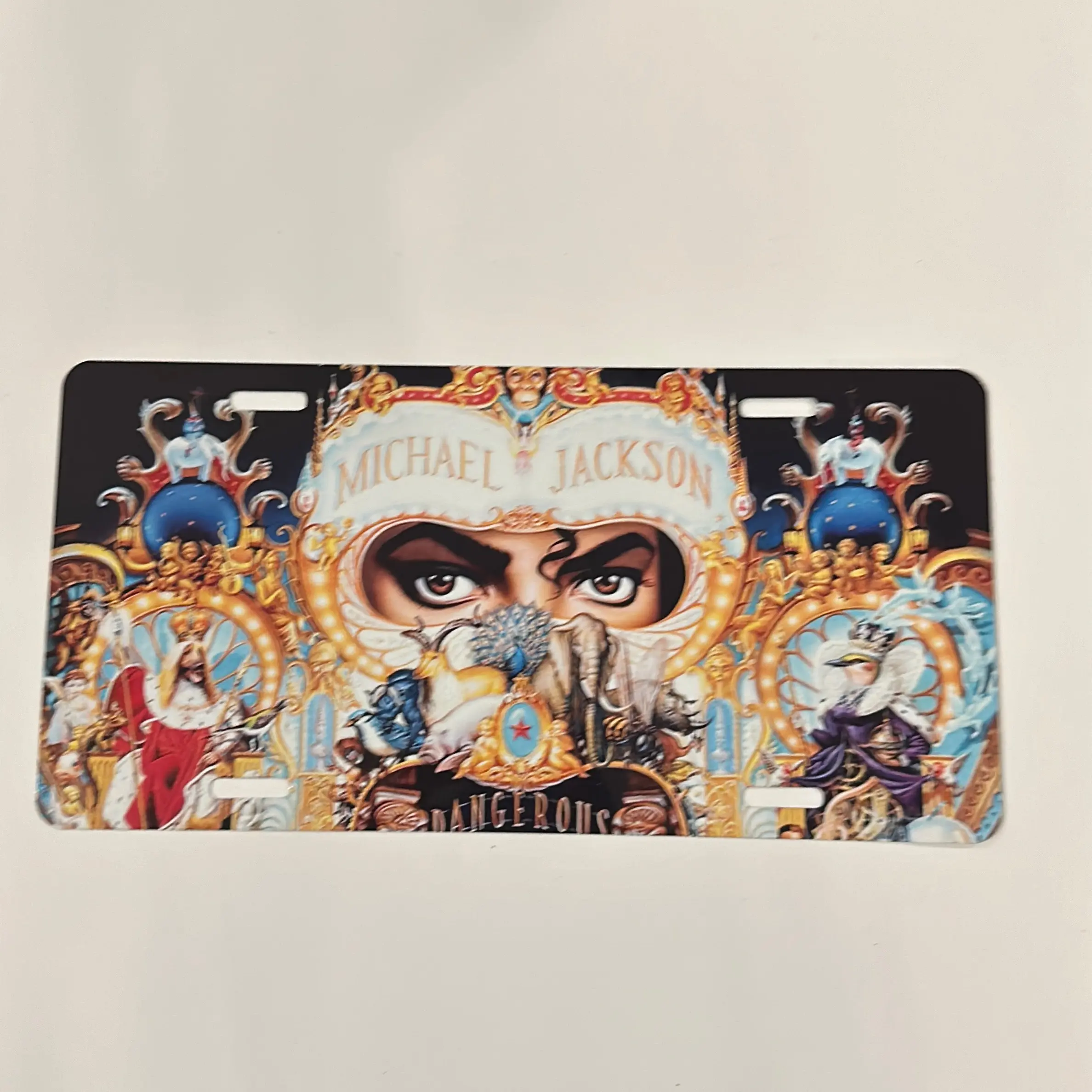 Michael Jackson “DANGEROUS” license Plate