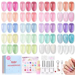 Beetles Spring Jelly Gel Polish Set, Taste of Spring DIY Nails Art Gift for girl Gift for woman gel x nails  salon nails at home Cutics Easter Nail Designs Spring FloralNails VacationNails newyearnewme valentinesday