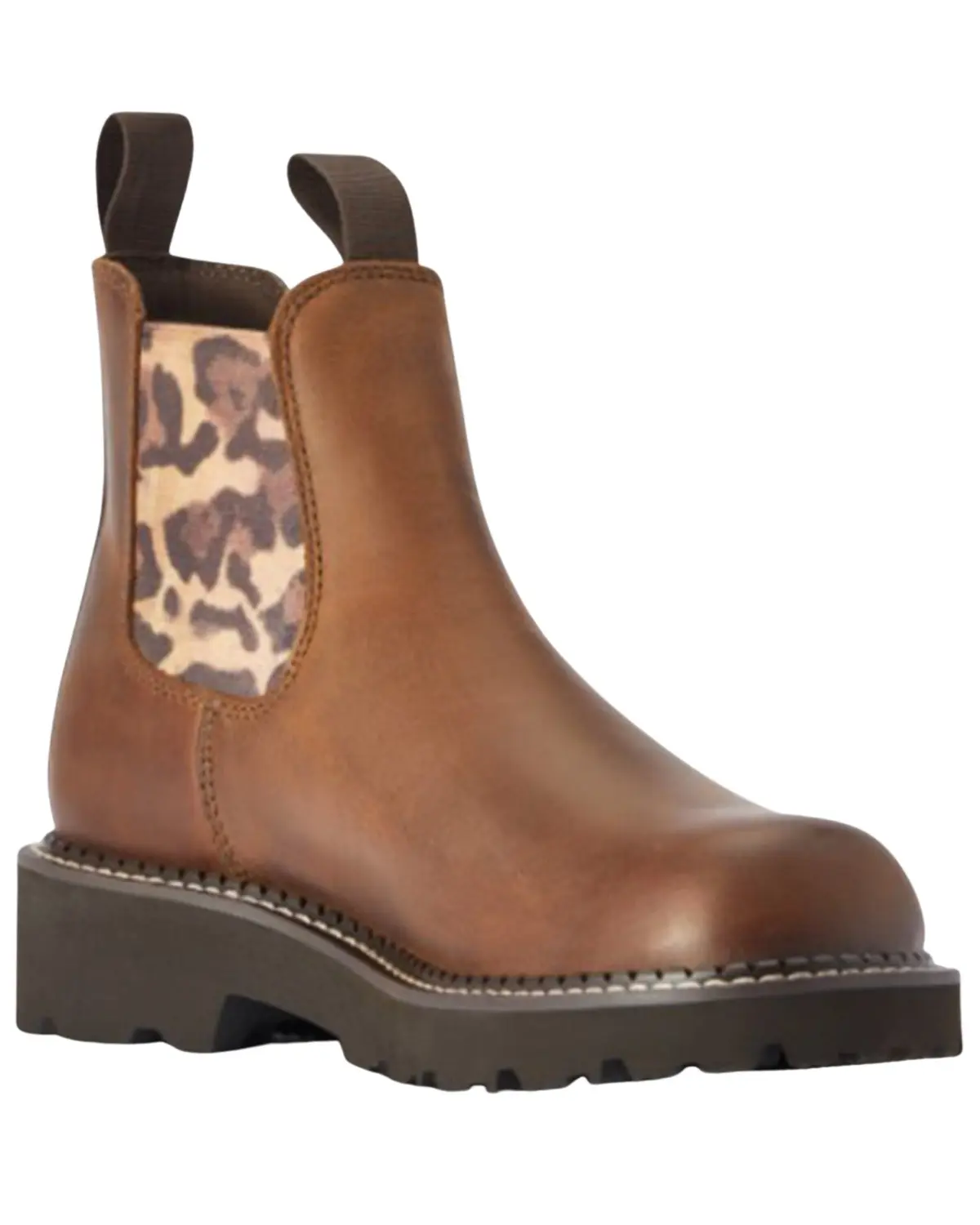 Ariat Women's Women'S Fat Twin Chelsea Boot Round Toe - 10042418