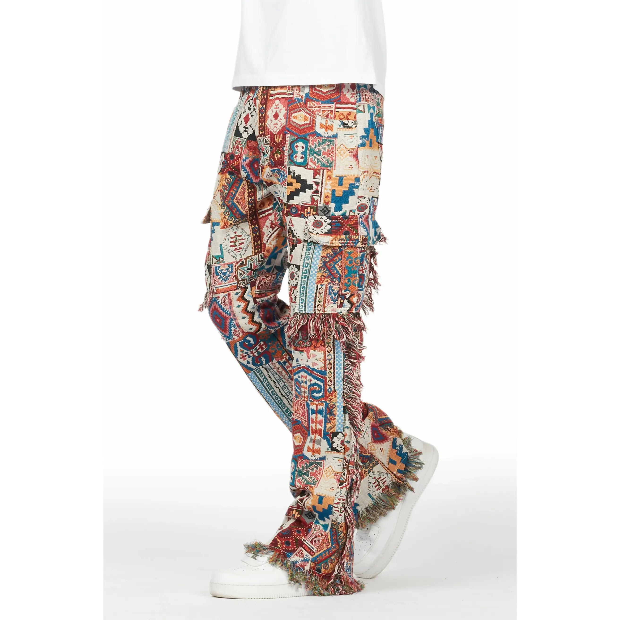 Percy Multi Tapestry Slim Flare Jean