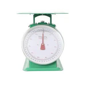 Heavy Duty Portion-Control Mechanical Kitchen and  Scale Industrial Dial Scale with Stainless Steel Platform 110-LBS