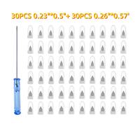 60PCS(30pcs L+30pcs S)